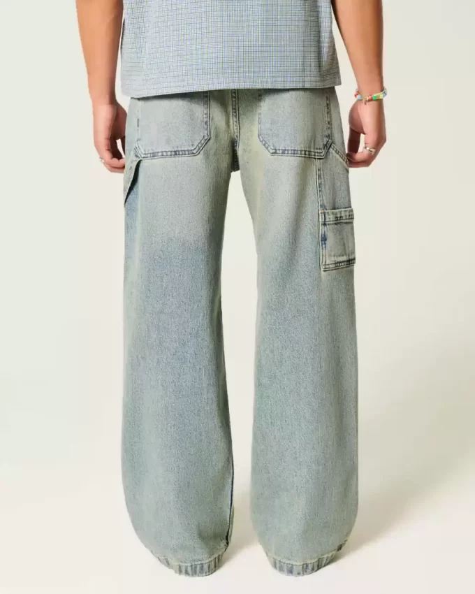 Medium Wash Super Baggy Painter Farkut