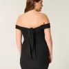 Mesh off-the-shoulder Bodycon-mekko Mesh off-the-shoulder Bodycon-mekko