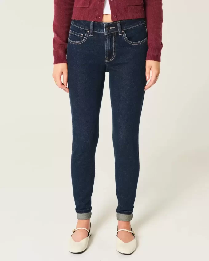 Mid-Rise Dark Wash Skinny Farkut Mid-Rise Dark Wash Skinny Farkut