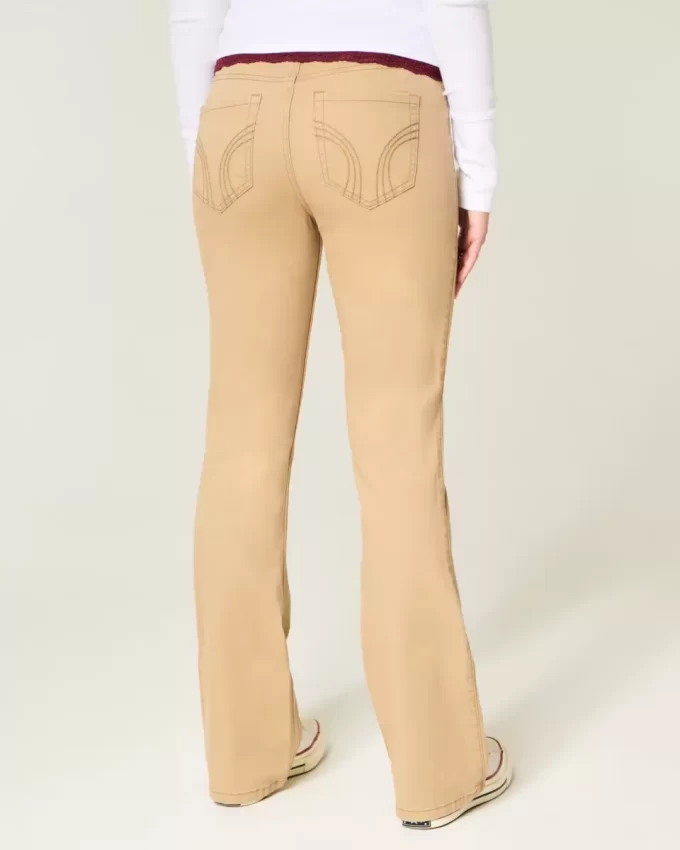 Mid-Rise Khaki Bootcut farkut Mid-Rise Khaki Bootcut farkut