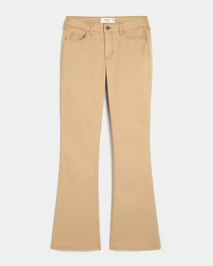 Mid-Rise Khaki Bootcut farkut Mid-Rise Khaki Bootcut farkut