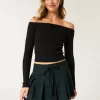 Mid-Rise laskostettu Mini Skort