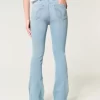 Mid-Rise Light Wash Bootcut farkut