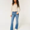 Mid-Rise Medium Wash Bootcut farkut Mid-Rise Medium Wash Bootcut farkut