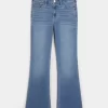 Mid-Rise Medium Wash Bootcut farkut Mid-Rise Medium Wash Bootcut farkut