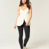 Mid-Rise pestyt mustat skinny farkut Mid-Rise pestyt mustat skinny farkut