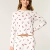 Mukava pitkähihainen pyjamapaita
