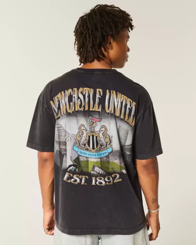 Newcastle United FC Graafinen T-paita Newcastle United FC Graafinen T-paita