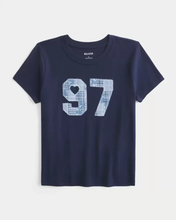 Numerograafinen Baby T-paita Numerograafinen Baby T-paita