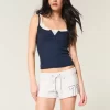 Numerograafiset minifleece-shortsit