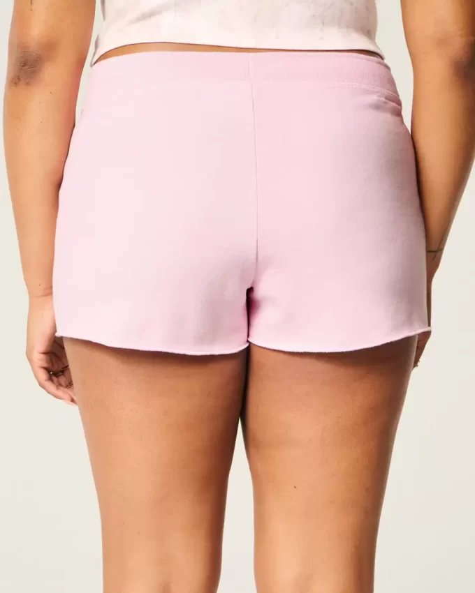 Numerograafiset minifleece-shortsit