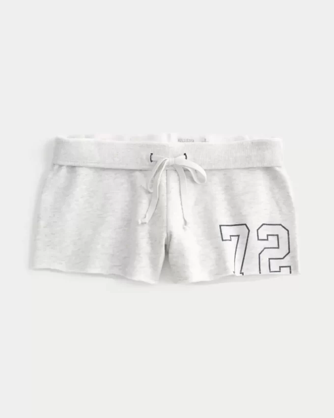 Numerograafiset minifleece-shortsit