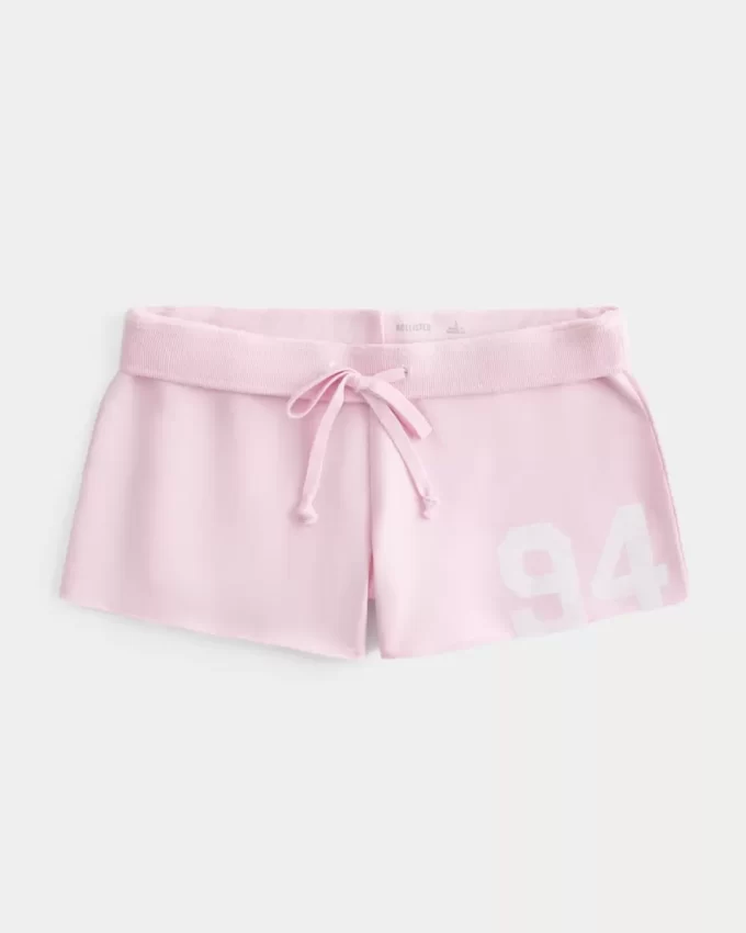 Numerograafiset minifleece-shortsit