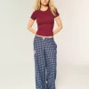 Numerograafiset pussilliset flanellihousut Numerograafiset pussilliset flanellihousut