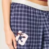 Numerograafiset pussilliset flanellihousut Numerograafiset pussilliset flanellihousut