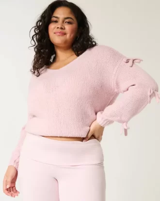 Off-the-Shoulder Bow Applique villapaita