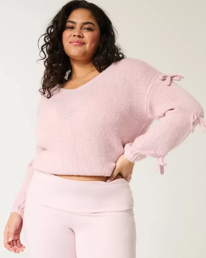 Off-the-Shoulder Bow Applique villapaita