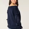 Off-the-Shoulder Bow Applique villapaita