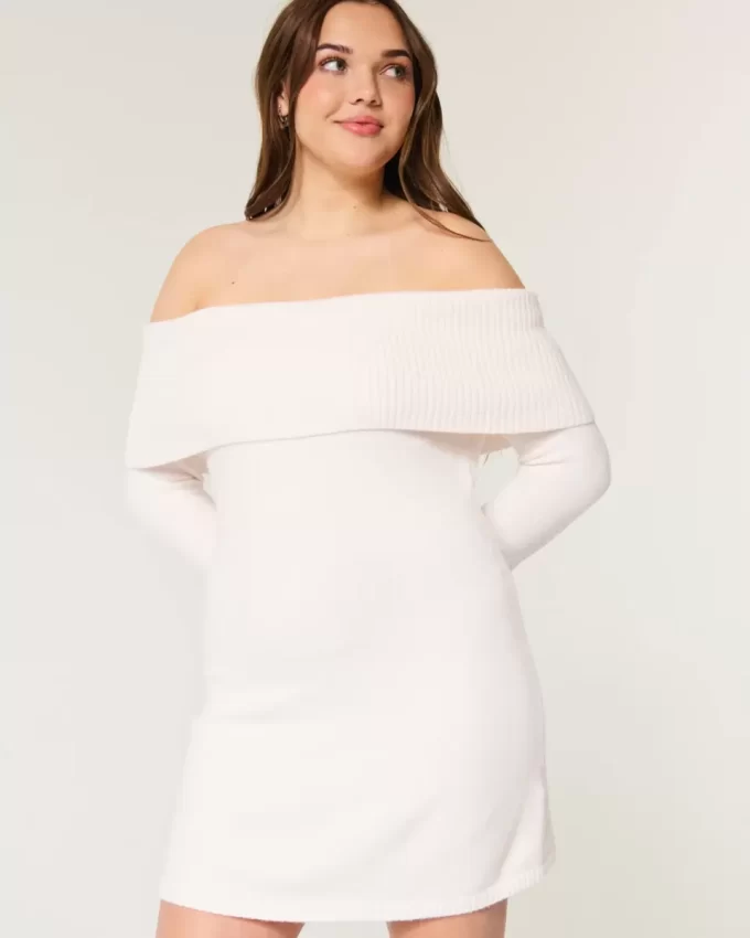Off-the-Shoulder Skater neulemekko