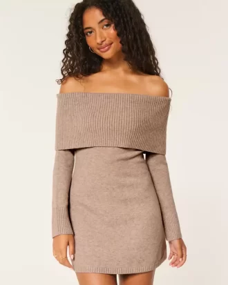 Off-the-Shoulder Skater neulemekko