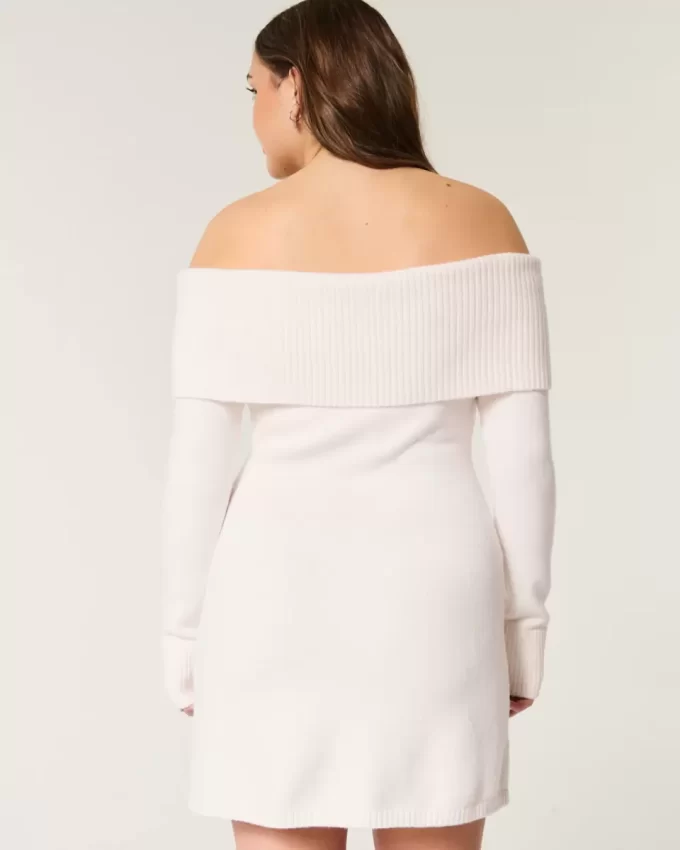 Off-the-Shoulder Skater neulemekko