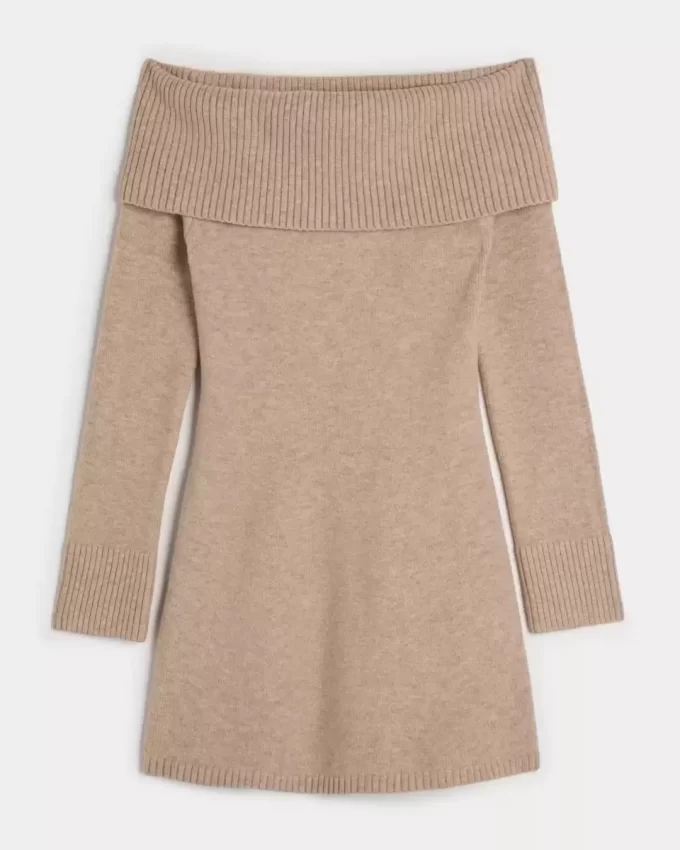 Off-the-Shoulder Skater neulemekko
