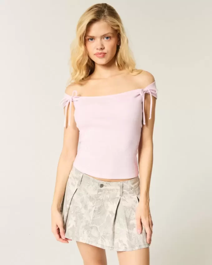 Off-the-Shoulder Sleeve Top