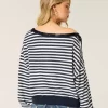 Off-the-Shoulder Tie -huppari
