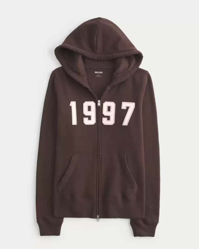 Ohut 1997 graafinen vetoketjuhuppari