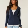 Ohut vetoketjullinen huppari Ohut vetoketjullinen huppari