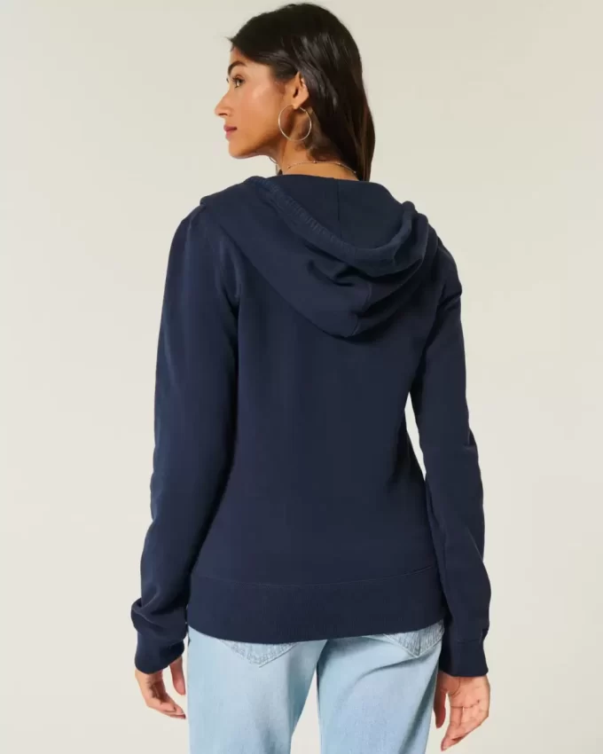 Ohut vetoketjullinen huppari Ohut vetoketjullinen huppari