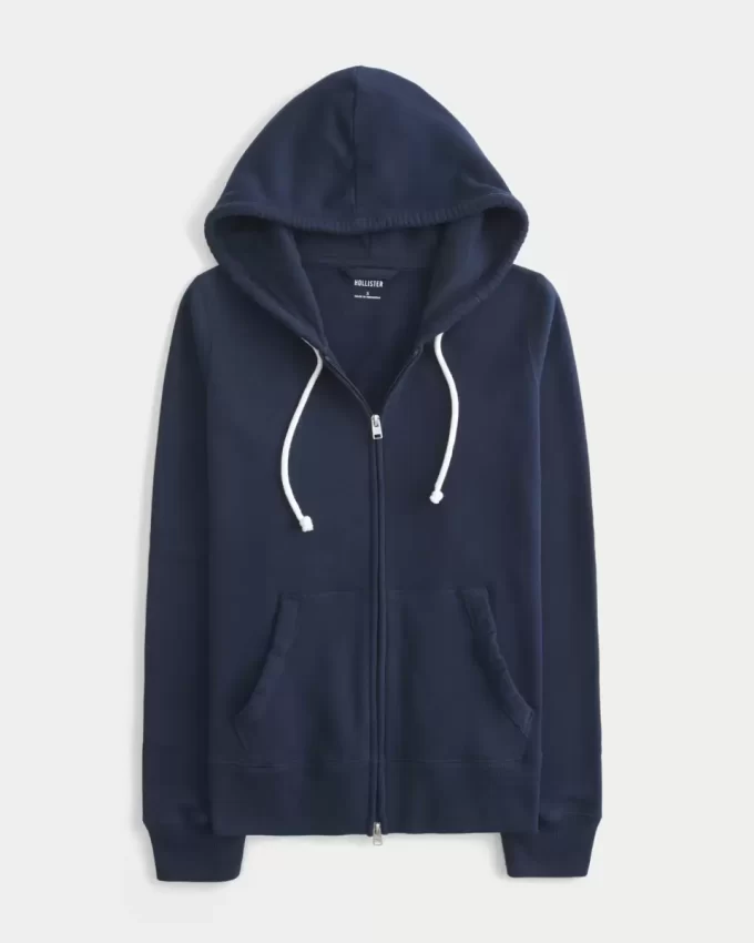 Ohut vetoketjullinen huppari Ohut vetoketjullinen huppari