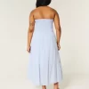 Olkaimeton brodeerattu Maxi-mekko Olkaimeton brodeerattu Maxi-mekko
