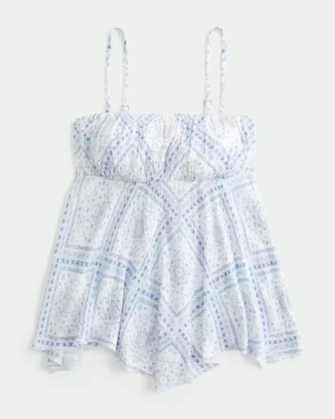 Olkaimeton nenäliinahelma Top Olkaimeton nenäliinahelma Top