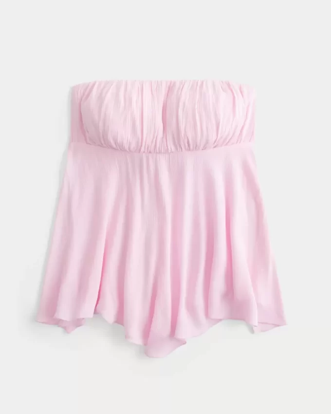 Olkaimeton nenäliinahelma Top Olkaimeton nenäliinahelma Top