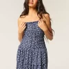 Olkaimeton neulottu Skort-mekko