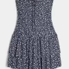 Olkaimeton neulottu Skort-mekko