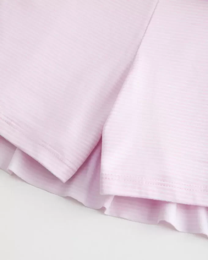 Olkaimeton neulottu Skort-mekko