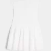 Olkaimeton Smocked Bodice -minimekko