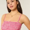 Olkaimeton Smocked Bodice -minimekko