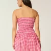Olkaimeton Smocked Bodice -minimekko