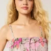 Olkaimeton smocked Maxi mekko