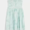 Olkaimeton smocked minimekko Olkaimeton smocked minimekko