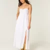 Olkaimeton Twist Bust Maxi -mekko