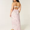 Olkaimeton Twist Bust Maxi -mekko