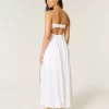 Olkaimeton Twist Bust Maxi -mekko