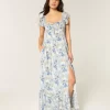 On/Off-the-Shoulder Maxi-mekko