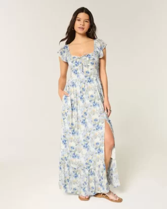 On/Off-the-Shoulder Maxi-mekko