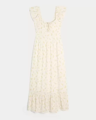On/Off-the-Shoulder Maxi-mekko