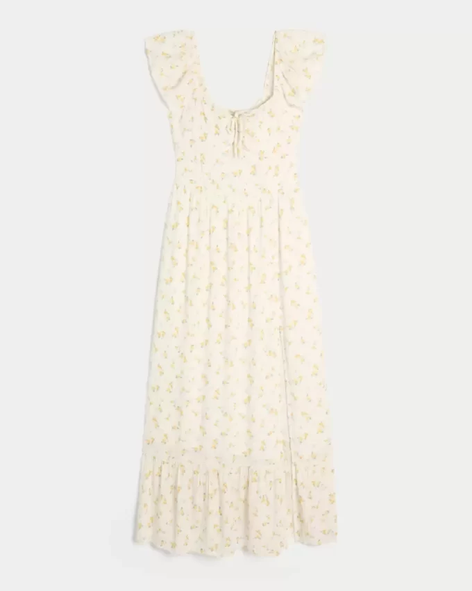 On/Off-the-Shoulder Maxi-mekko